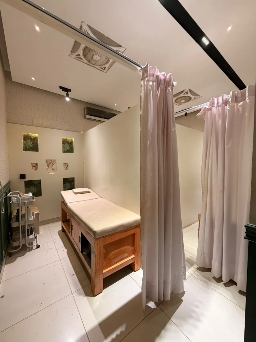Private waxing and treatment room